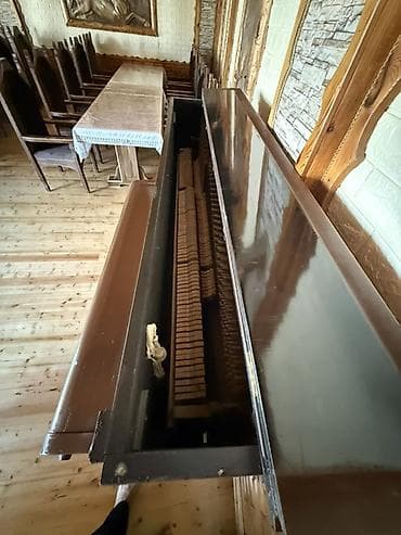 dynacord 2: Upright piano – “Музтрест” modeli (serial: 11313 9) - Korpus: qəhvəyi — 5
