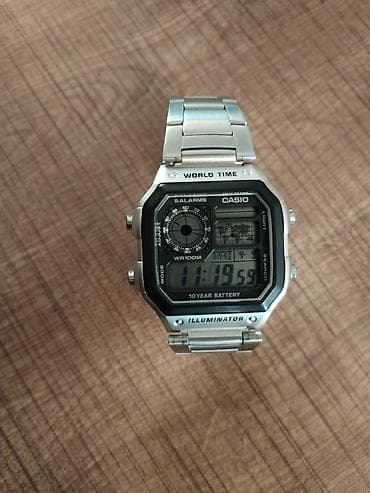 barter saatla: İşlənmiş, Qol saatı, Casio, rəng - Boz — 3