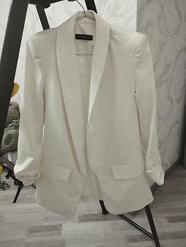 jordan jaket: Ağ rəngli qadın blezeri – La Faba - Brend: La Faba - Ölçü: EU 36 (UK — 1