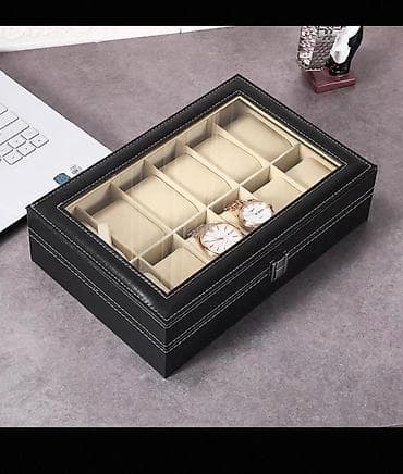 xiaomi saatlar: 12 yerlik saat qutusu – kolleksiya və gündəlik saxlanma üçün - — 2