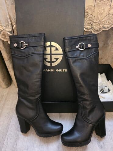 Çəkmə, Ölçü: 37, rəng - Qara, Yeni