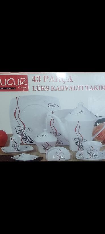 Обеденный набор, Фарфор, 6 персон, Турция — 5
