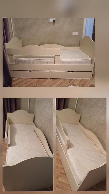 ortopedik yastık: Oğlan və qız üçün, İşlənmiş, Çarpayı, Bazasız, Matras ilə, Siyirməli — 1