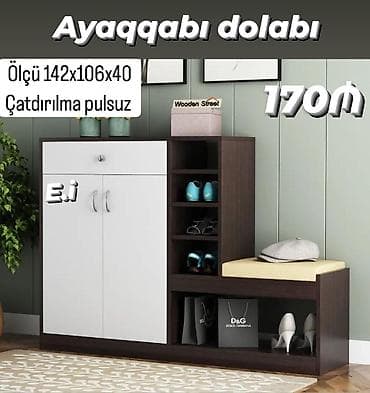 Ayaqqabı dolabı - Ölçü: 142 x 106 x 40 sm - Çatdırılma pulsuz - lalafo.az -da Ayaqqabı dolabı - Ölçü: 142 x 106 x 40 sm - Çatdırılma pulsuz -