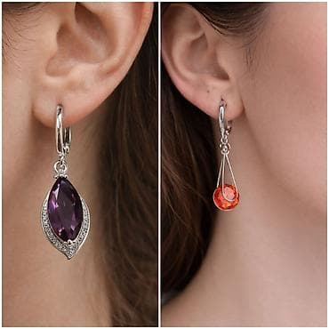 xuping sırğalar: Xuping sırğalar. 1-ci yasəmən qaşlı sırğa -4azn 2-ci narıncı qaşlı — 1