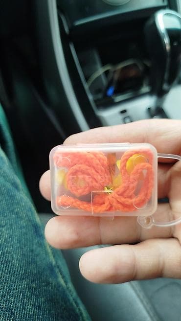 tibb çantası: Səsdən qorunma üçün “Ear Plugs” – qulaq tıxacları - Növlü: kordlu — 1