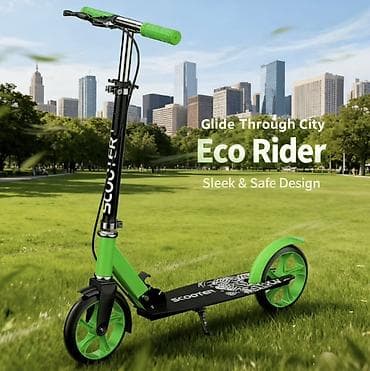 Bilyard masaları: Eco Rider şəhər skuterı – mexaniki (elektriksiz) model - Yüngül və — 1