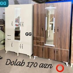 mətbəxt dolabı: Yeni, Açılan, 3 qapılı Qarderob, paltar dolabı — 2