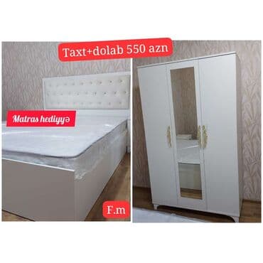 əncir cemi: Taxt dolab endirimde Cemi 550 azn Matras hediyye Sifarişle hazır — 1