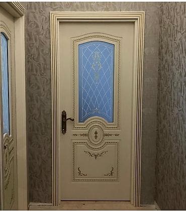 kabin: Klassik üslubda interyer qapısı - Material: Boyalı MDF əsaslı massiv — 1