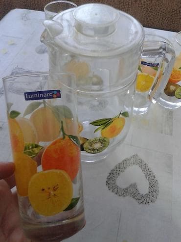 qrafin desti: Qrafin dəsti.1 qrafin 5 stəkan — 2