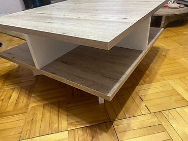 nerj stol: Kvadrat masa, Açılmayan, Təkərsiz, Teksturalı laminat — 2