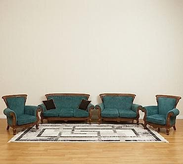 cay evi divan: - Məhsul: Klassik üslubda qonaq otağı dəsti - Dəst tərkibi: - 1 ədəd — 1
