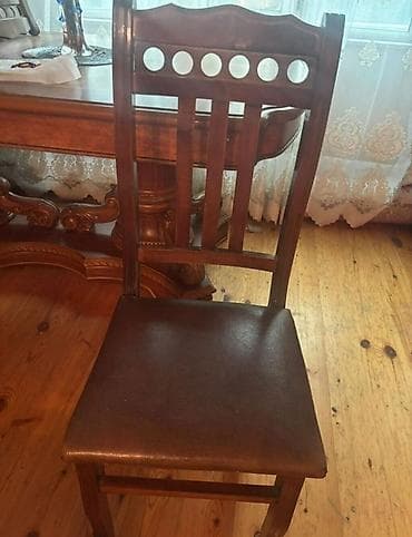 ofis oturacaqlar: 6 eded stul. hec birinde qiriq laxlama yoxdur. Qiymet 17 azn (1) Unvan — 1