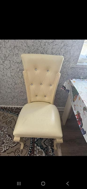 Mətbəx üçün, Dördbucaq masa, 4 stul — 2