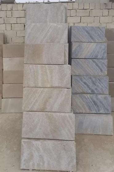 divar dekor: Qumdaşı üzlük plitələri Məhsul təsviri: - Təbii qumdaşından kəsilmiş — 2
