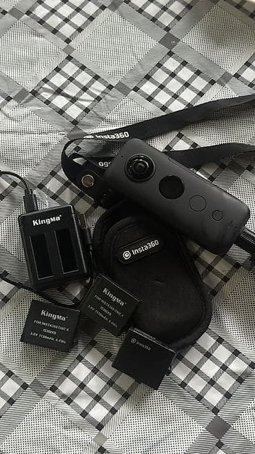 ayfon 6 ikinci el: Insta360 ONE X 360° kamera seti 3 batareya zerektka ucun adabtir 2 — 2