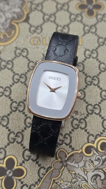 mexaniki saat: Qol saatı, Gucci, rəng - Qəhvəyi — 4