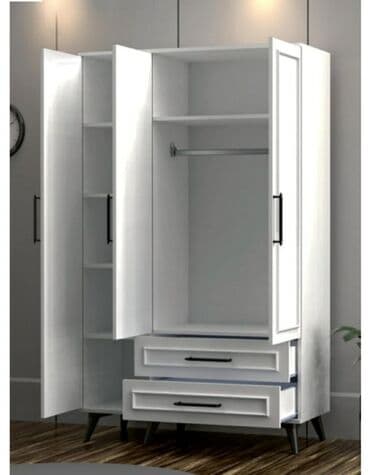 mebell: Yeni, Açılan, 3 qapılı Düz dolab, Qarderob, paltar dolabı, Azərbaycan — 3