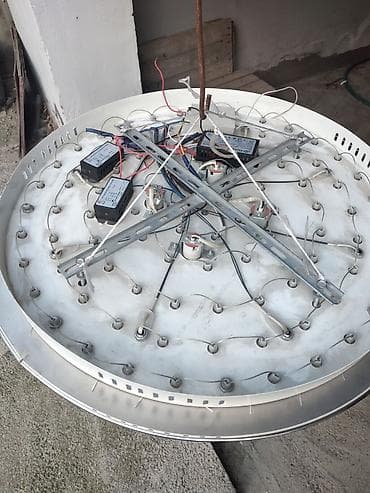 Led Çılçıraq, 4 və daha çox lampa, Metal — 2