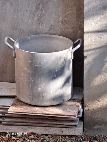 boy guzgusu: Qazan, rəng - Gümüşü, Alüminium, 5-dən çox l — 1