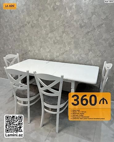 oturaca: La Mini – Masa Dəsti - Model kodu: 13032 - Dəst tərkibi: açılan — 1