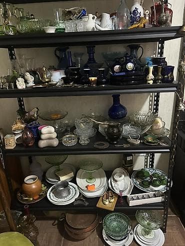 eqreb sekilleri: Kolleksiya üçün dekorativ qab-qacaq və biblilər – qarışıq lot - Şüşə — 3