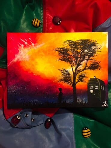 tibb bacisi profil hekim qiz sekilleri: Акрилом на холсте Сериал:Доктор Кто И немного моея импровизация — 1