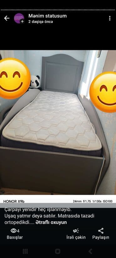 2 ci el taxt: Təknəfərlik çarpayı — 1