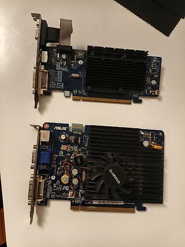 asus: ASUS və Gigabyte markalı iki ədəd giriş səviyyəli video kart Ümumi — 2