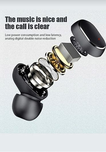 iphone nausnik: ✔️E6S pro ✔️ Keyfiyyətli və münasib qiymətlə olan qulaqlıqlar bizdə👍 — 1