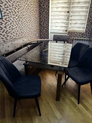 Столы: Для кухни, Нераскладной, Прямоугольный стол — 2