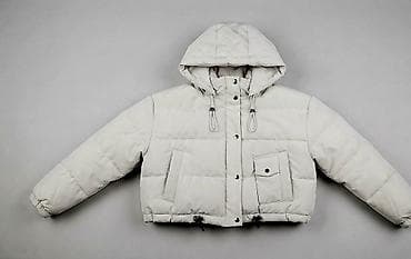 Qısa təsvir: - Rəng: açıq bej/krem - Model: qısa kəsimli, “puffer”