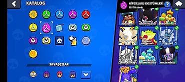Brawl Stars hesabı – geniş skin və statistik paket Hesab məlumatları — 6