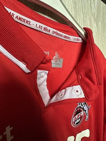 kis: 1. FC Köln rəsmi futbol köynəyi - Brend: uhlsport - Rəng: qırmızı, ağ — 4