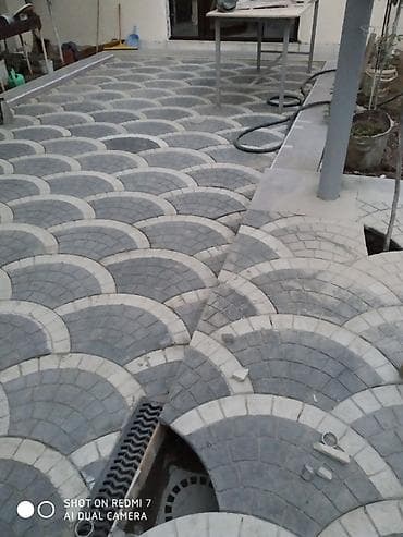 Plitə işləri: Keramika və metlax döşəmə xidmətləri - Daxili və xarici məkanlarda — 2