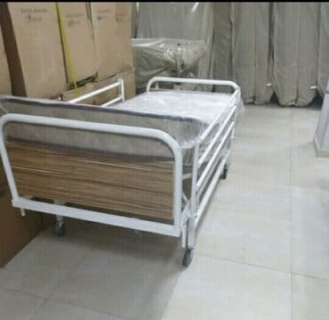 tek carpayılar: Tibbi/əlaqədar xəstəxana çarpayısı – tək nəfərlik, metal karkaslı — 5