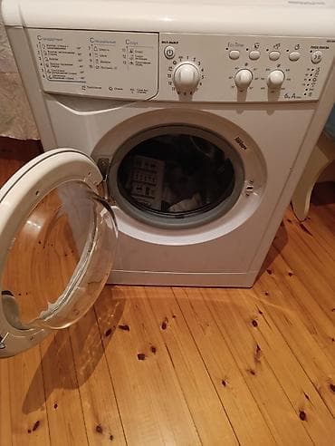 ucuz parca: Indesit önyükləməli paltaryuyan maşın - Ön yükləmə, şüşə lyuk - — 2