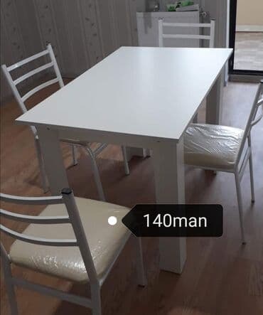 пластиковые столы и стулья бишкек: Mətbəx üçün stol stul desti, kuxna üçün masa və oturacaqlar dəstləri — 1