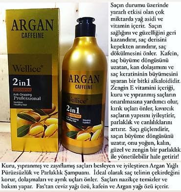 Arqan yagi.Saclari parlaq edir.zedelerden qoruyur