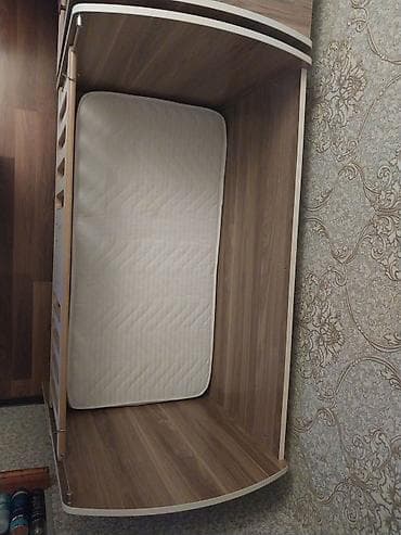 taxta stul stol: Oğlan və qız üçün, İşlənmiş, Dördbucaq, Beşik, Dəstsiz, Matras ilə, Yellənmə mexanizm ilə — 4