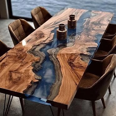 kuxna ustolu: Yeni, Açılmayan, Epoksid, Dördbucaq masa — 1