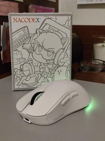 komputer notbuk: NACODEX NJ08 MC – çoxrejimli simsiz kompüter siçanı - Rəng: ağ - — 2
