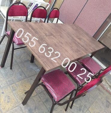 toxunma saplar satisi: Yeni, Kvadrat masa, Açılmayan, Stullar ilə, Metal, Azərbaycan — 9