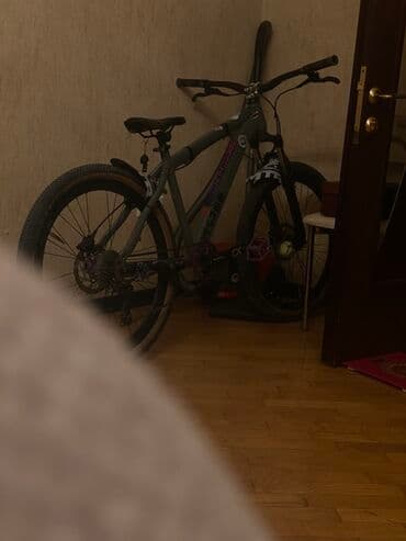купить горный велосипед недорого: Dağ velosipedi – 26” təkərli, disk əyləcli, amortizatorlu - Çərçivə — 6