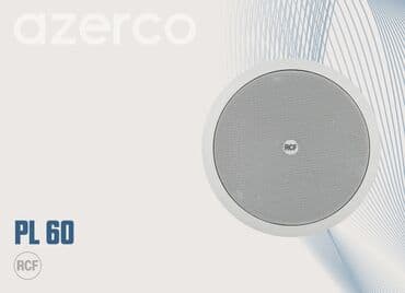 ses sistemleri: Yeni RCF Kolonka, Növ - Akustik, rəng - Ağ — 1