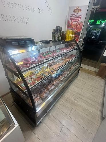 demir ref: As salam aleykum uzunluq 2metr eni 70 sm vitrin soyuducu dur satilir — 2