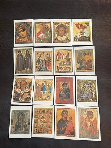 Məhsul: İkon təsvirli açıqcalar dəsti Təsvir: - Klassik pravoslav — 1
