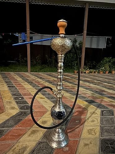 bakıda qızıl satışı: Misir istehsalı klassik metal qəlyan (Əla vəziyyətdə) (REAL ALICIYA — 3
