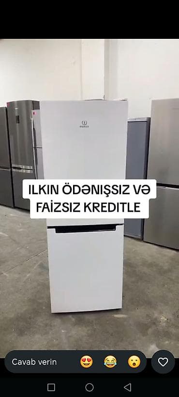 qabyuyan satilir: İki qapılı soyuducu - Rəng: ağ - Qapı düzümü: yuxarıda soyuducu — 1